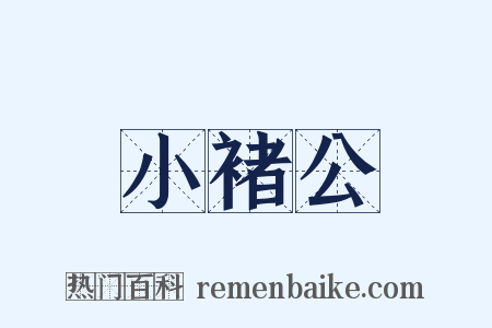 小褚公是什么意思的图片